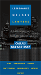 Mobile Screenshot of lmlaw.ca